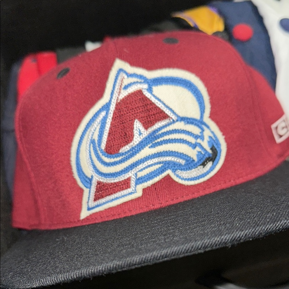 CCM Burgundy and Black Hat